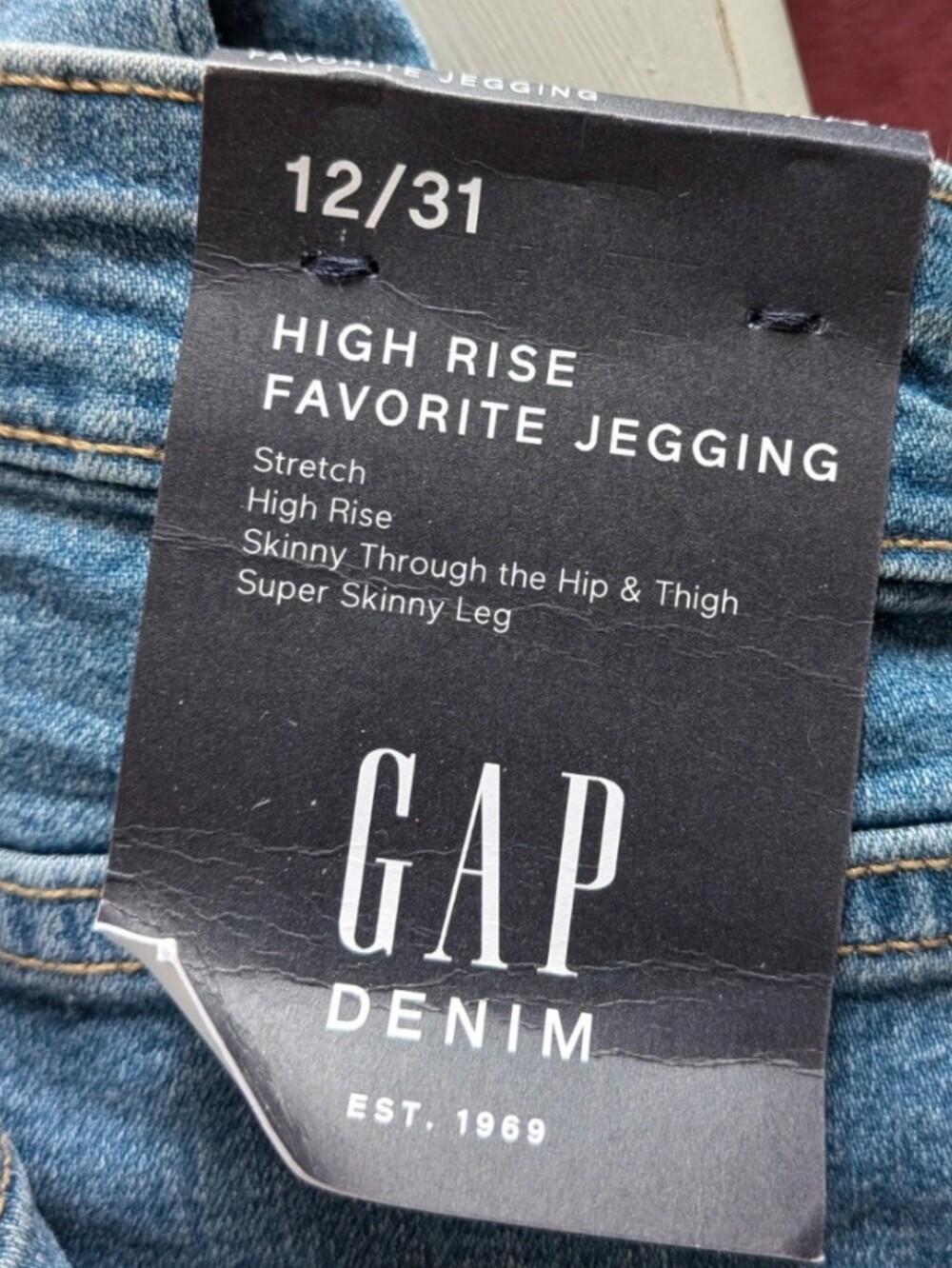 GAP Denim High Rise Favorite Jegging - Blue